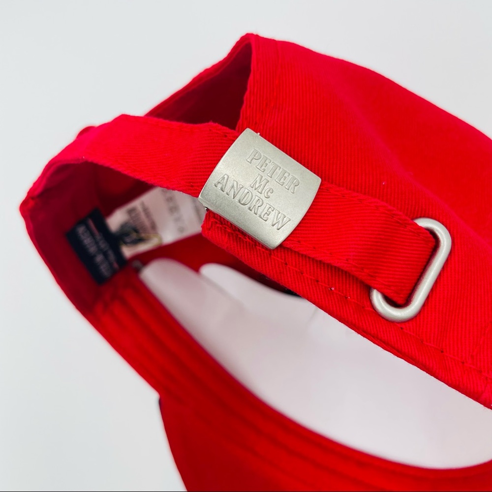 Peter Mc Andrew Monaco Grand Prix 78th Edition Red Racing Ball Cap Hat Mens TU - Picture 12 of 13
